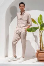 Overshirt Vittorio 300-26-BOSA BEIGE - Image 6