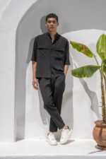 Overshirt Vittorio 300-26-BOSA BLACK - Image 3