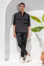 Overshirt Vittorio 300-26-BOSA BLACK - Image 4