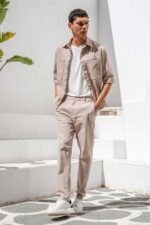 Overshirt Vittorio 300-26-ETTORE BEIGE - Image 2