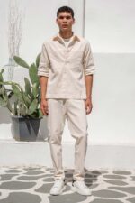 Overshirt Vittorio 300-26-ETTORE OFF WHITE - Image 7