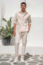 Overshirt Vittorio 300-26-ETTORE OFF WHITE - Image 6