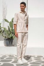 Overshirt Vittorio 300-26-ETTORE OFF WHITE - Image 5