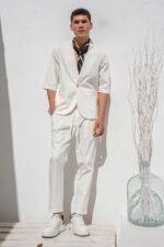 Overshirt Vittorio 300-26-JENOA WHITE - Image 4