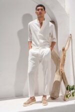 Overshirt Vittorio 300-26-MORRONE OFF WHITE - Image 4