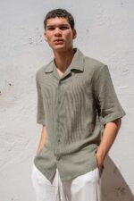 Πουκάμισο Vittorio 800-26-201 OLIVE - Image 5