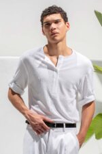 Μπλούζα Vittorio 200-26-010 KHAKI OFF WHITE