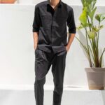 Πουκάμισο Vittorio 300-26-MILANO BLACK