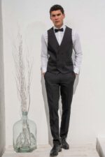 Κοστούμι Vittorio 100-26-SMOKIN-2 BLACK - Image 3