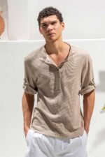 Μπλούζα Vittorio 200-26-010 KHAKI - Image 2