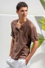 Μπλούζα Vittorio 200-26-010 BEIGE - Image 3