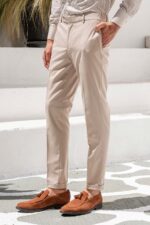 Παντελόνι Vittorio 500-26-DIVERSO-AR BEIGE - Image 4