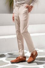 Παντελόνι Vittorio 500-26-DIVERSO-AR BEIGE - Image 5