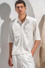 Πουκάμισο Vittorio 300-26-MILANO OFF WHITE - Image 8