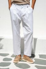 Παντελόνι Vittorio 500-26-BIANCO-WHITE