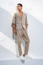 Overshirt Vittorio 300-26-JENOA BEIGE - Image 2