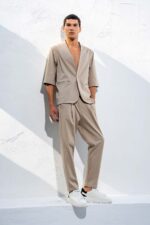 Overshirt Vittorio 300-26-JENOA BEIGE - Image 3