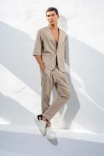 Overshirt Vittorio 300-26-JENOA BEIGE - Image 4