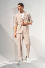 Overshirt Vittorio 300-26-ANGELO L.BEIGE - Image 2