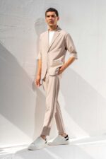 Overshirt Vittorio 300-26-ANGELO L.BEIGE - Image 3