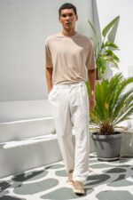 Παντελόνι Straight Fit Vittorio 500-24-Piro OFF WHITE - Image 3