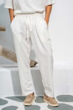 Παντελόνι Vittorio 500-26-BALI WHITE
