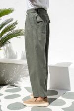 Παντελόνι Vittorio 500-26-BIANCO-OLIVE - Image 3