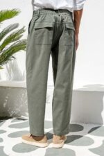 Παντελόνι Vittorio 500-26-BIANCO-OLIVE - Image 4