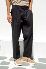Παντελόνι Vittorio 500-26-BIANCO-BLACK - Image 3