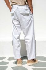Παντελόνι Vittorio 500-26-BIANCO-WHITE - Image 4