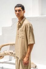 Πουκαμίσα Vittorio 800-26-BALI BEIGE - Image 4