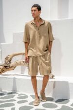 Πουκαμίσα Vittorio 800-26-BALI BEIGE