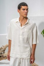 Πουκαμίσα Vittorio 800-26-BALI WHITE - Image 3