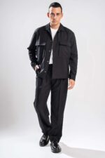 Overshirt Vittorio 300-2627-ESSENZA BLACK
