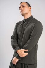 Overshirt Vittorio 300-2627-BELLINI OLIVE - Image 2