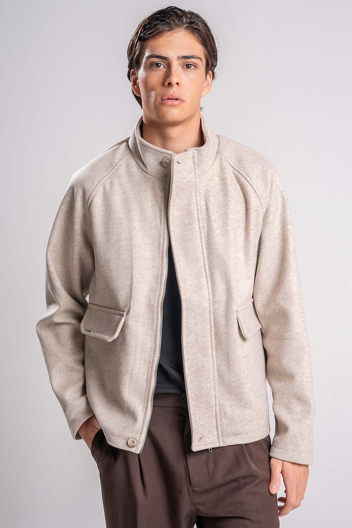 1-Jacket-Vittorio-600-2627-NOVARO.jpg Jacket Vittorio 600-2627-NOVARO BEIGE - Image 1