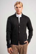 Πλεκτή ζακέτα Vittorio 700-2627-700 BLACK