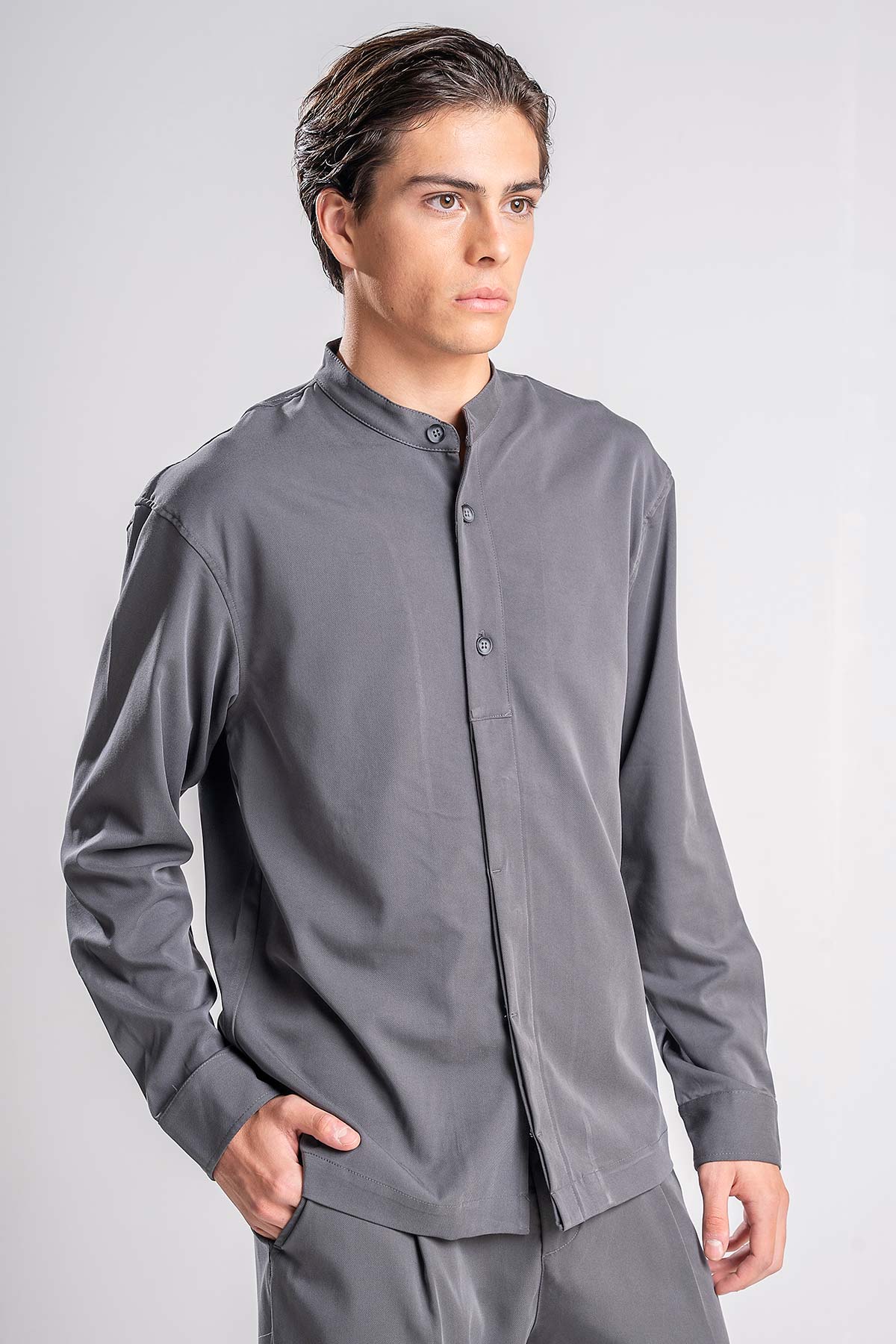 2-OVERSHIRT-Vittorio-300-2627-ROGALLO.jpg OVERSHIRT Vittorio 300-2627-ROGALLO GREY - Image 1