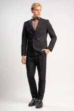 Κοστούμι Vittorio 100-2627-CAMINO BLACK - Image 3