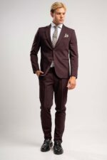 Κοστούμι Vittorio 100-2627-TRAMONTE BORDEAUX - Image 3