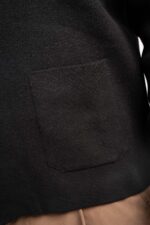 Πλεκτή ζακέτα Vittorio 700-2627-700 BLACK - Image 6